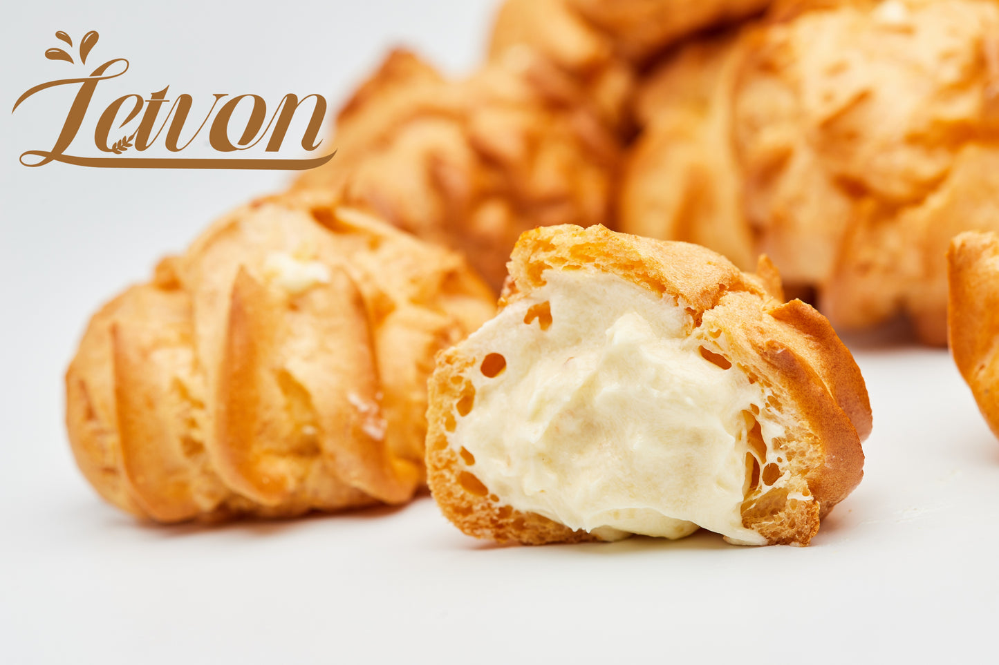 Pastries & Baked Goods – Assorted Treats Including Cookies, Pastries, Cream Puffs, Pies, and Egg Tarts